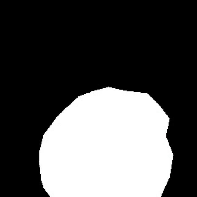 Dataset ground-truth mask for the unobstructed Kvasir-SEG comparison