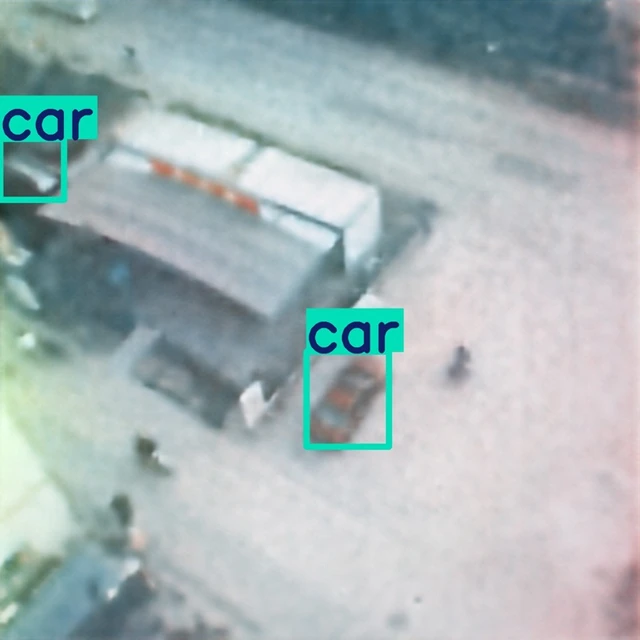 VisDrone prediction from the unobstructed broadband capture