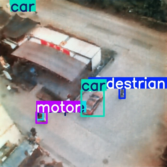VisDrone prediction from the unobstructed proposed-metalens capture